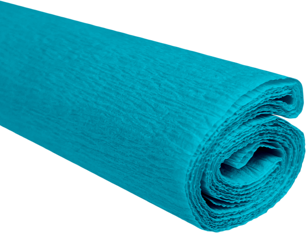Krepový papier svetlo modrý 0,5x2m C25 28 g/m2