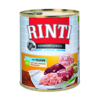 Finnern Rinti Junior konzerva pre psov kura 800g