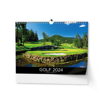 Nástěnný kalendář - Golf - české resorty