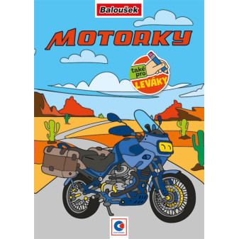 Omaľovánka - A5 - Motorky