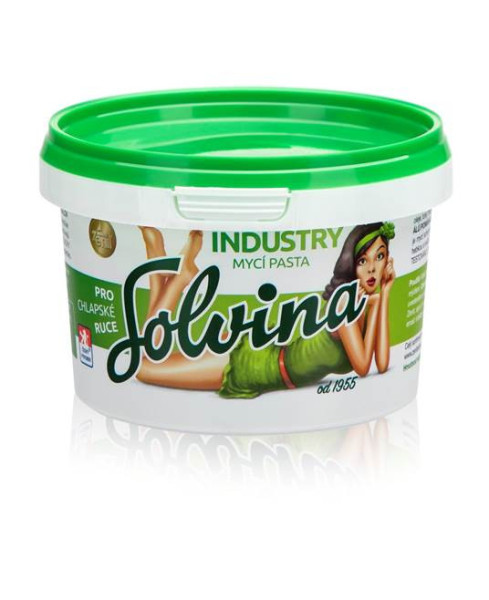 Solvina industry 450g - mycí pasta na ruce (zelená)