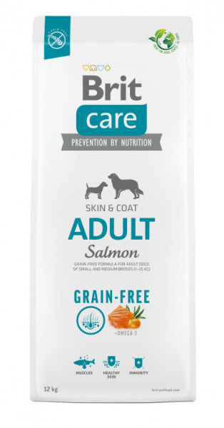 Brit Care Dog Grain-free Adult - salmon and potato, 12kg