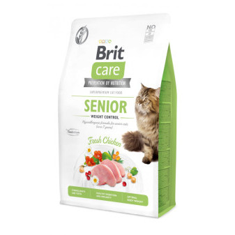 Brit Care Cat bezzbożowa Senior 2kg