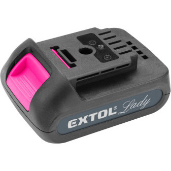baterie akumulátorová, 12V Li-ion, 2000mAh, EXTOL LADY