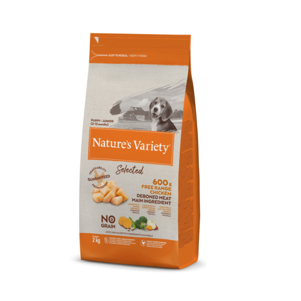 Nature´s variety selected junior s kuřecím 2kg
