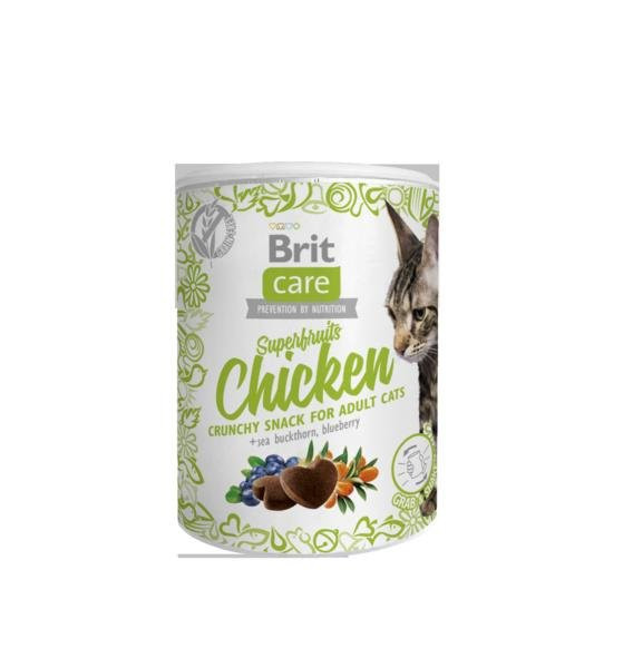 Brit Care Cat Snack Superfruits Chicken 100g