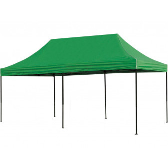 Namiot ogrodowy ROOFLESS nożycowy, zielony, 6x3m (5,85x2,95m), PES