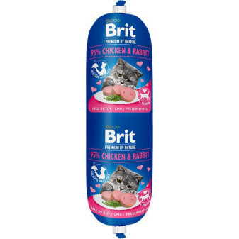 Brit Premium by Nature Sausage CAT Chicken & Rabbit 180 g