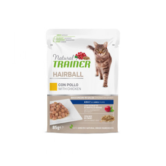 Kapsička Trainer Natural CAT SP. HAIRBALL kuře 85g