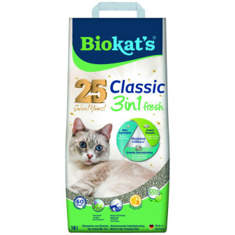 Podestýlka Biokats classic fresh 18l