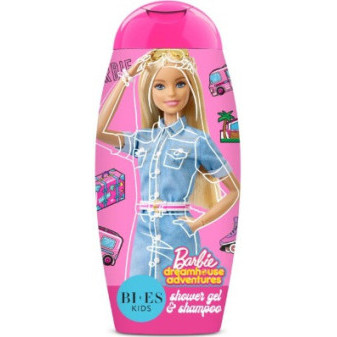 Bi-Es 2v1 pro děti šampon a sprchový gel Barbie Dreamhouse, 250ml