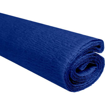 Krepový papier tmavo modrý 0,5x2m C21 28 g/m2