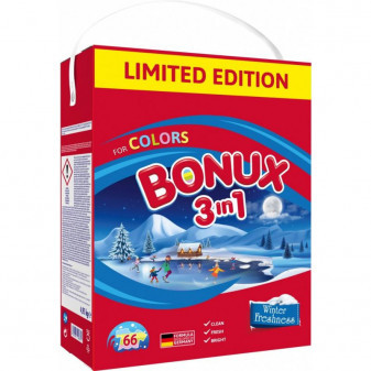 Bonux prací prášek 66 pracích dávek Color WinterFresh Box