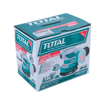 bruska excentrická AKU, 125mm, 20V Li-ion, 2000mAh, bez baterie a nabíječky, industrial