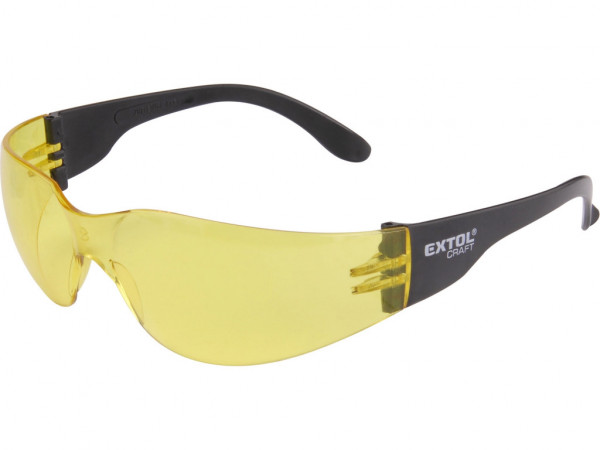 okulary ochronne żółte, żółte, z filtrem UV