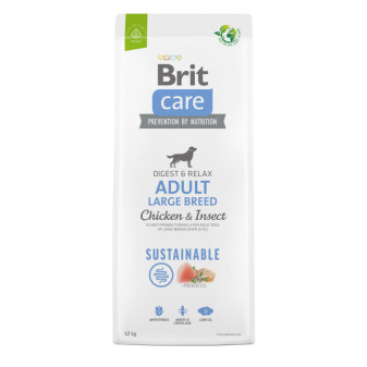 Brit Care Dog Sustainable Adult Large Breed - chicken and insect, 12kg