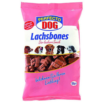 Perfecto Dog lososové kostičky 150g