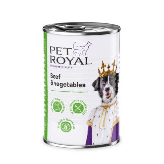 Konserwa Pet Royal z wołowiną i warzywami 400g