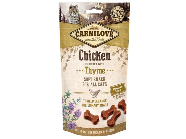 Carnilove Semi Moist Snack Chicken with Thyme 50g