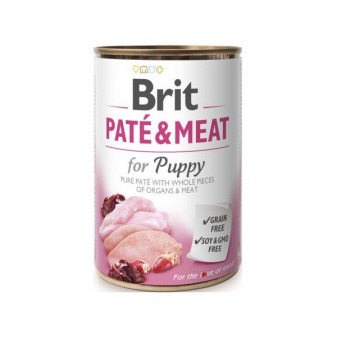 Konzerva Brit Pate & Meat Puppy 400g