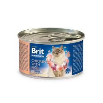 Brit Premium by Nature kurczak z ryżem dla kota 200g