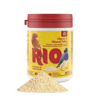 RIO vitaminové a minerální pelety pro kanárky a drobné exoty 120g