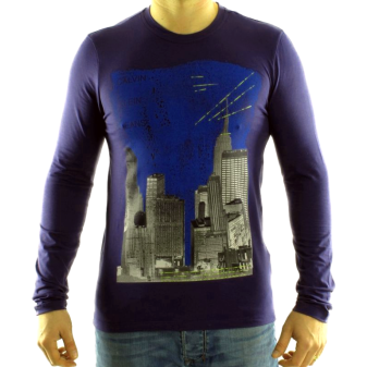 CALVIN KLEIN Tričko cmp84q Violet