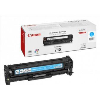 Oryginalny toner cyjan Canon CRG-718C do LBP-7200Cdn, 2900 stron.