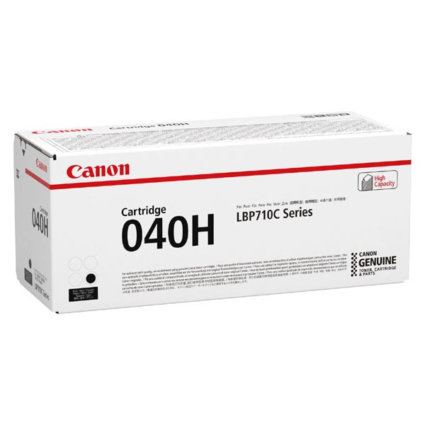 Canon originální toner 040H, black, 12500str., 0461C001, high capacity, Canon imageCLASS LBP712C