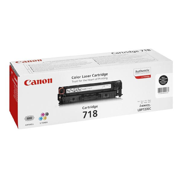 Canon originální toner CRG718, black, 6800str., 2662B005, Canon LBP-7200Cdn, dual pack, 2ks