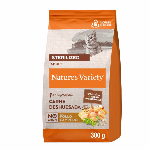 Nature´s variety selected pro kastrované kočky s kuřecím 300g