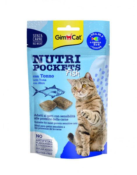 GIMCAT Nutri pockets tuňák 60g