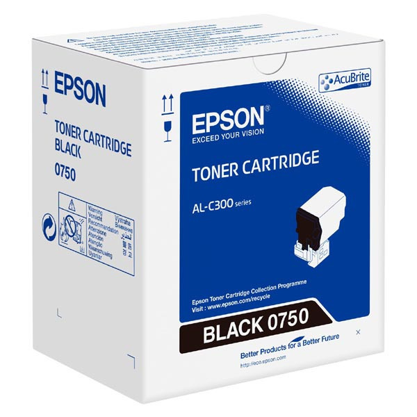 Epson originální toner C13S050750, black, 7300str., Epson WorkForce AL-C300N