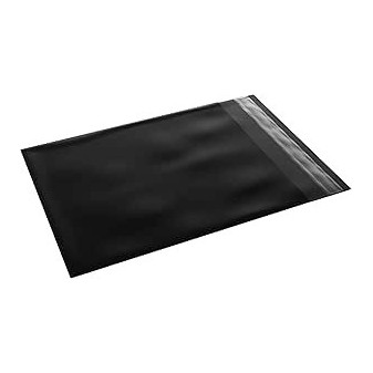 Plastová obálka  325 x 375 - 100 ks EKO černá