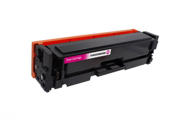 Alternatívny toner univerzálny CF403X/CRG-045H Magenta- toner červený, 2 300 stra.