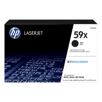 HP originální toner black, 10000str., HP 59X, high capacity, HP LaserJet Pro M404, M403, LaserJe