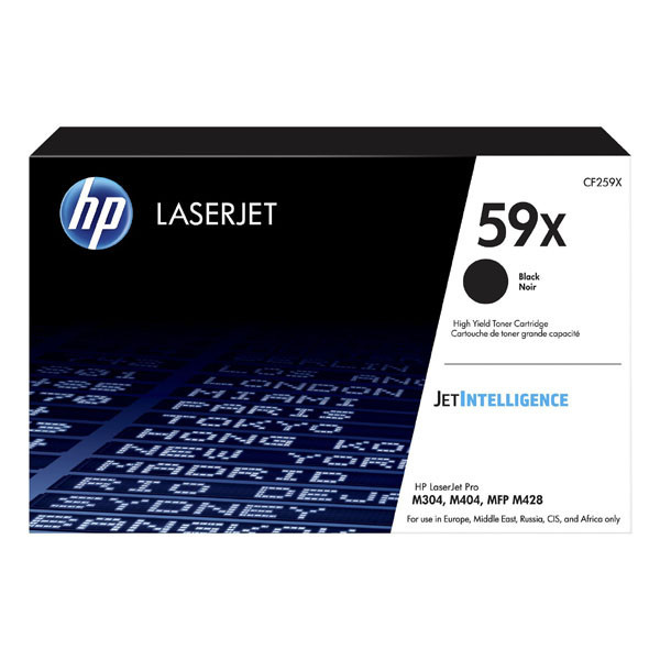 HP originální toner black, 10000str., HP 59X, high capacity, HP LaserJet Pro M404, M403, LaserJe