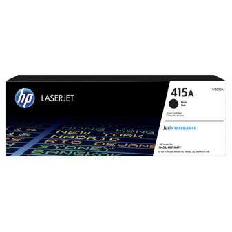 HP originální toner W2030A, black, 2400str., HP 415A, HP Color LaserJet Pro M454, MFP M479