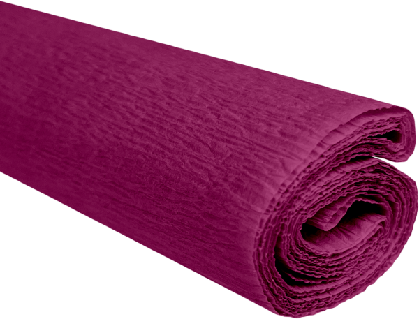 Papier krepowy Bordeaux 0,5x2m C10 28g/m2