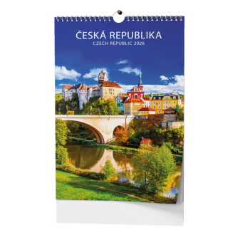 Nástěnný kalendář - Česká republika - A3