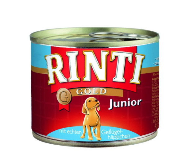 Finnern Rinti Gold Junior konzerva pre psov kura 185g