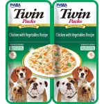 Churu Dog Twin Packs - kurczak i warzywa w bulionie 80g