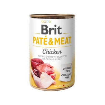 Konzerva Brit Pate & Meat Chicken 400g