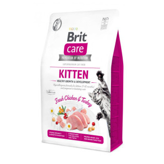 Brit Care Cat bezzbożowa karma dla kociąt 2kg