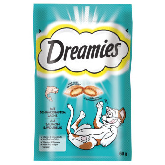 DREAMIES pochoutky s lososem 60g