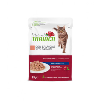 Kapsička Trainer Natural CAT AD. losos 85g
