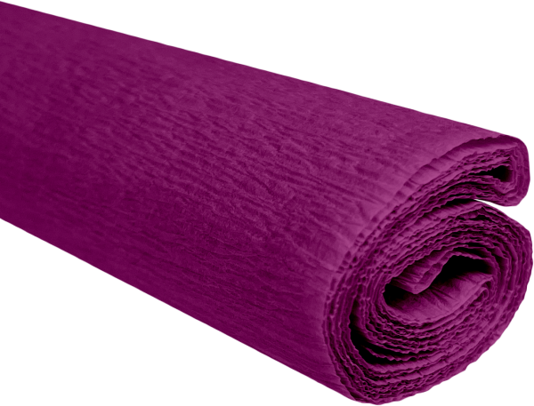 Krepový papier tmavo ružový 0,5x2m C15 28 g/m2