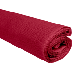 Krepový papier tmavo červený 0,5x2m C09 28 g/m3