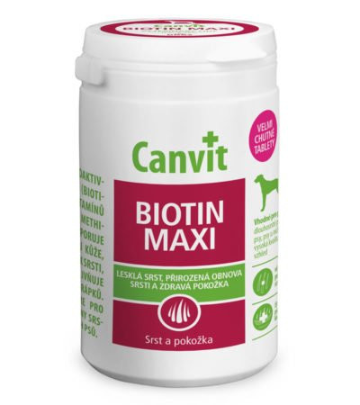 Canvit Biotin Maxi dla psów 500g