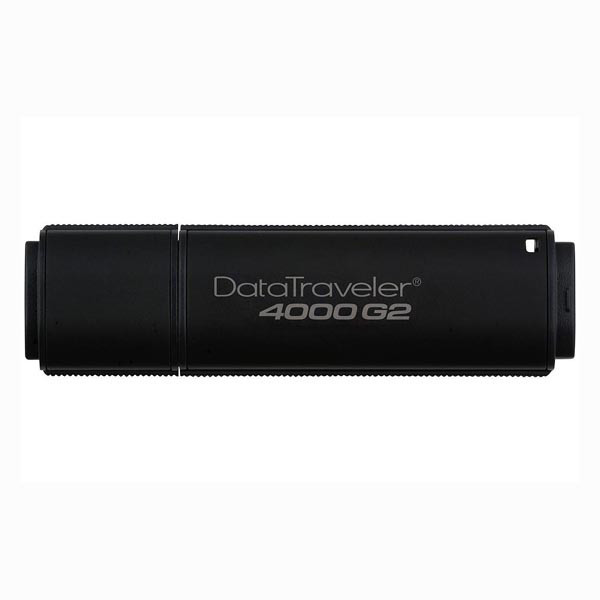 Kingston USB flash disk, USB 3.0 (3.2 Gen 1), 8GB, Data Traveler 4000 G2, černý, DT4000G2DM/8GB,
